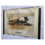 THE GENERAL TRAIN UNFRAMED PRINT LOUISVILLE AND
