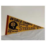 WORLD CHAMPS STEELER SUPERBOWL 9 IN PLASTIC