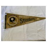 PITTSBURGH STEELER 1975 PENNANT -FELT IN GOOD