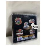 PITTSBURGH STEELERS PIN SET SUPER BOWL CHAMPIONS