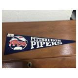 PITTSBURGH PIPERS PENNANT FLAG