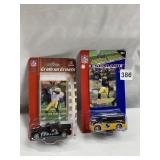 TWO DIE CAST CARS BEN ROTHLISBERGER CARDED SEALED