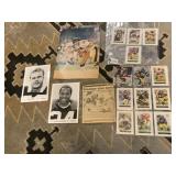 TOPPS STEELERS CARDS, 13 PLUS PHOTO OF HINKLE AND