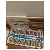 GRUMBACHER OIL PASTELS, SAKURA WATERCOLORS
