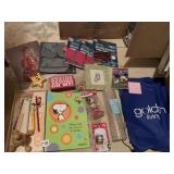 BOOK COVERS, FOLDERS, MINNIE MOUSE TOY, PENCILS,