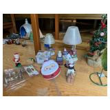 HOLIDAY LANTERNS, GLASS TREE, SUGAR 