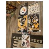 STEELER DECALS NEW AND STEELER MICKEY FLAG