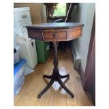 OCTAGON CENTER DRAWER 4 LEG TABLE
