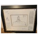 ARTIST FRAMED DRAWING