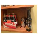 COCA COLA 6 PACK GLASS BOTTLES, STEELERS 2005