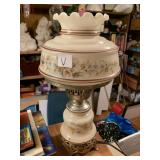 HAND PAINTED ELECTRIC HURRICANE LAMP