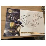AUTOGRAPHED POST CARD BY BEN ROTHLISBERGER, HEINZ
