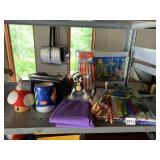 BATHROOM AQUATIC LOT TOOTH BRUSHS AND CURTAINS