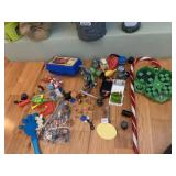 ASSORTED ACTION FIGURES, PARTS PIECE