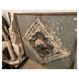 ANTIQUE CEILING CHANDLER PANEL 48 X 48