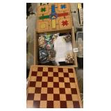 GAME SET WITH MULTIPLE BOARDS, PARCHESSI,
