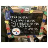 FOREVER COLLECTABLES 12" X 15" SANTA WISH BOARD