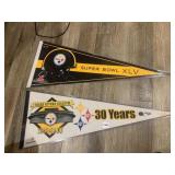 2010 A CHAMPIONS PENNANT AND THREE RIVERS STADIUM