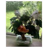 10X8 JADE AND SHELL HANDMADE TREE