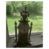 13" ELEMENTS BATTERY OP CLOCK