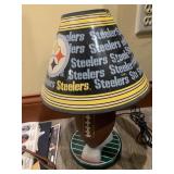 STEELER LAMP FOOTBALL CENTER 16" H