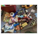 RED HANDLED TOTE W. MISC.