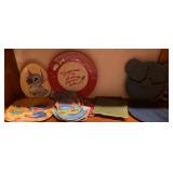 CHILD SERVING PLATES, HAPPINESS IS SHARING A WARM