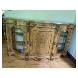 FRENCH STYLE FLAT WALL CREDENZA / SIDEBOARD,