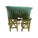 MARGARITAVILLE ROLLING BEACH BAR WITH 2 MATCHING