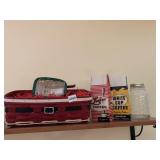 LONGABERGER MASON JAR, BASKETS AND VINTAGE COFFEE