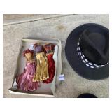 HAT FELT AND RIBBON DOLLS