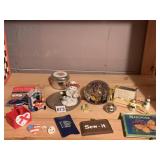 GLASS FISH PAPERWEIGHT, DREAMCICLES, SEWING KITS,