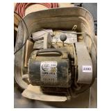 GALVANIZED BUCKET WITH TILE SAW