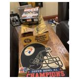 WHEATIES BOX, SUPER BOWL XL CHAMPIONS SIGN