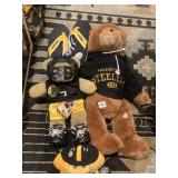 STEELER BEARS AND NEW FLIP FLOPS MEN