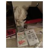 FLEECE, LACE, INTERFACING, PLEATHER PIECE