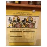 1989 STEELERS SCHEDULE 18X23