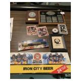 IRON CITY BEER POSTER, PLAQUE ETC.