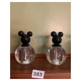 MICKEY MOUSE SALT AND PEPPER GRINDERS