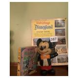 DISNEY STAMP BOOK AND MYSTERY AT DISNEYLAND BOOK