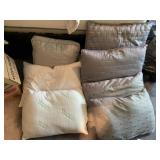 BAMBOO PILLOW, GRAY SET OF 4 PILLOWS ETC.
