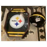 STEELER MINI HELMET AND SOFA ARM TRAY