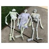 THREE PLASTIC HALLOWEEN FIGURES 4