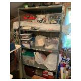 METAL SHELF 45" H X 36" W X 18" D -MUST BE PICKED