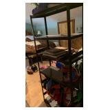 BOOKSHELF 60" H X 25" W X 11" D - MUST BE PICKED