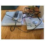 COBY DVD PLAYER AND CURTIS DVD PLAYER WITH