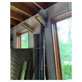 SPADE SHOVEL AND HOE 3 TOTAL