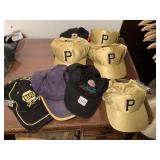 HATS INCLUDING PITTSBURGH PIRATES AND NAPA RACING