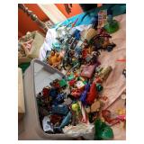 TOYS AND ACTION FIGURES WHO KNOWS WHAT W/ BIN