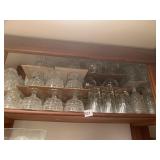 GLASSWARE GALORE AND SERVING BOWLS